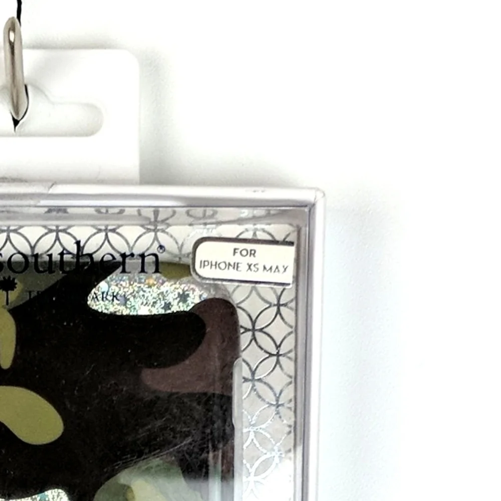 NIB Simply Southern Camo Turtle Sparkle iPhon Case